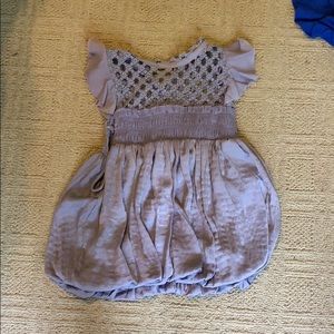 Free people lavender bubble top